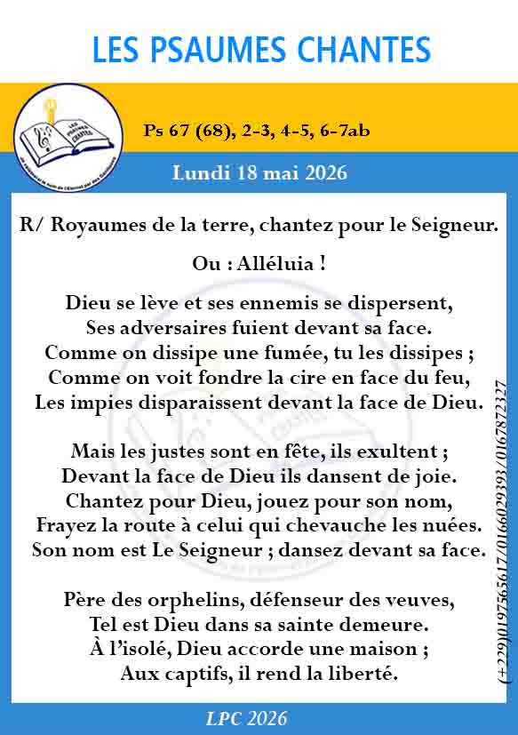 Visuel du psaume 67(68)