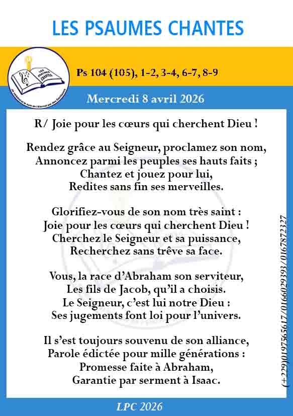 Visuel du psaume 104 (105)