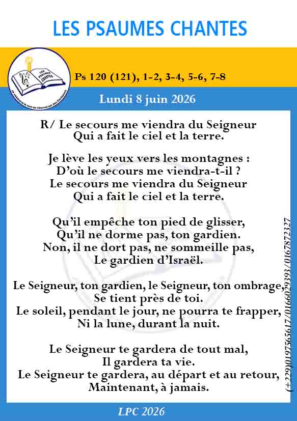 Visuel du psaume 120(121)