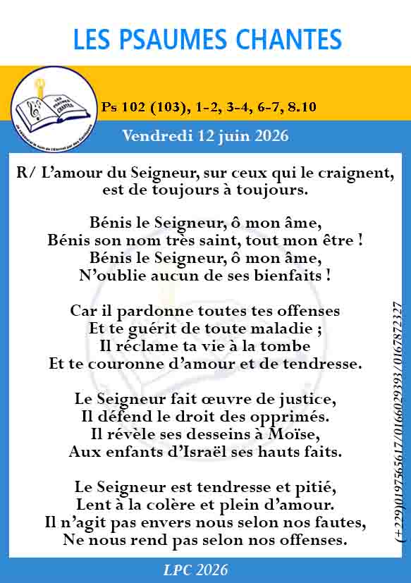 Visuel du psaume 102(103)
