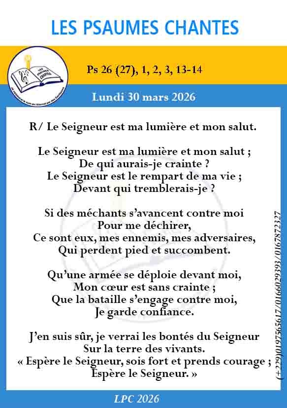 Visuel du psaume 26 (27)
