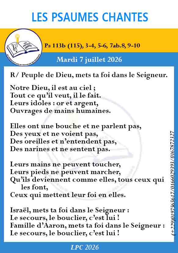 Visuel du psaume 113b(115)