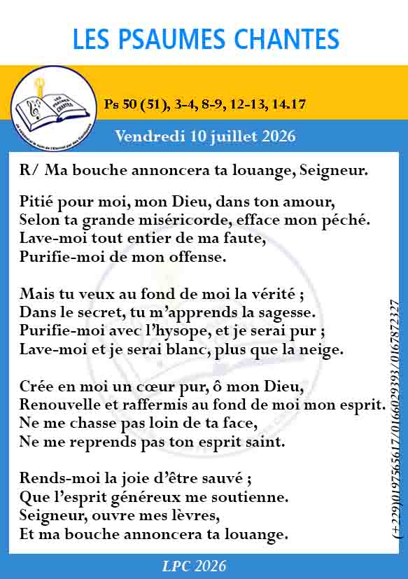 Visuel du psaume 50(51)
