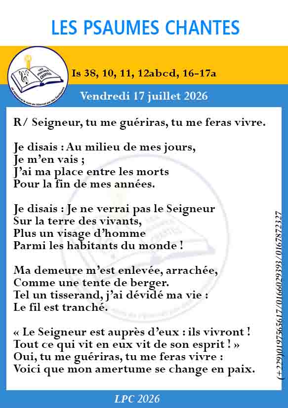 Visuel du psaume (Is 38)