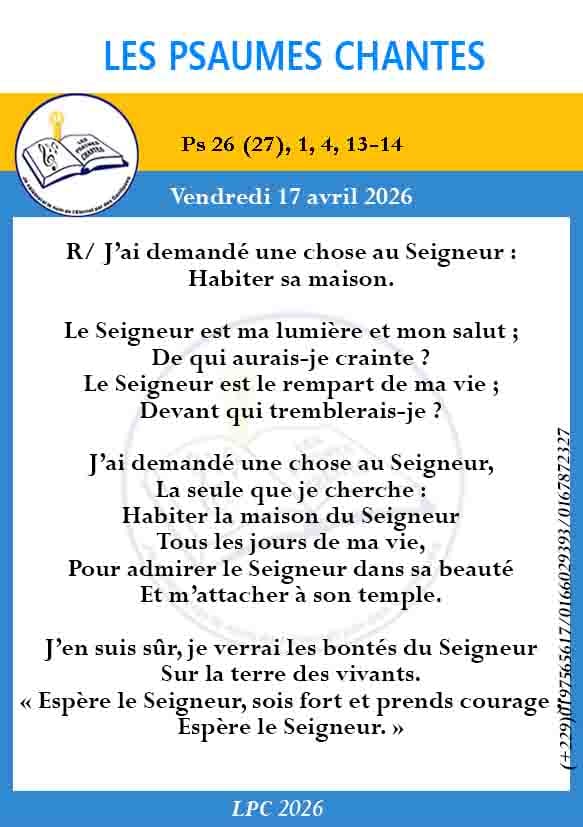 Visuel du psaume 26 (27)