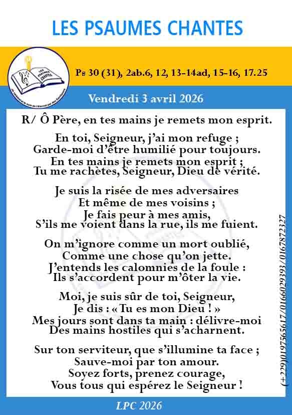 Visuel du psaume 30 (31)